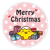 네임코코 생일 축하 답례품 포장데코 스티커, 성탄2_Happy Christmas, 40개입