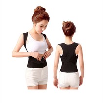 정수생활건강 바른자세 어깨 허리 자세교정밴드 M(22~24인치), 1개