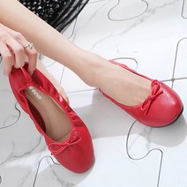 1cm 4color 리본 쮸리 여성플랫슈즈 여성단화 D-kr104