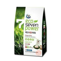 에코세븐파워 반려 강아지 사료, 닭, 2kg, 1개