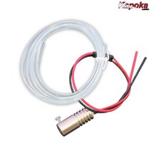 (와이어 LED세트판매) 12-24v LED EL와이어 무소음 광섬유 엠비언트 라이트 무드등, EL와이어화이트, 1개