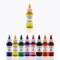 셰프마스터 지용성 초콜릿 앙금 사탕 파우더색소 오렌지 3g, candy yellow57g