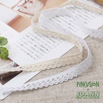 2마) 면 토션레이스 - 1, 화이트, 1개
