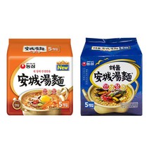 농심 안성탕면5개+해물안성탕면5개, 10개