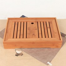 수입 뚜껑 문살 찻상 大(밝은색)
