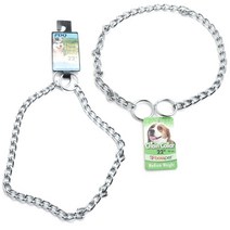 보스펫 체인 칼라 애견 목줄, Silver