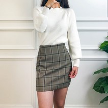 H라인 기본 미니 스커트