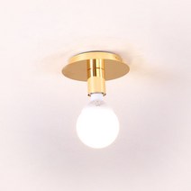 boaz T브론즈(골드) 직부등 보조 매장 인테리어 조명 천장등/실링라이트, T브론즈(골드) 직부+에디슨전구(막대형)