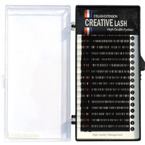 라라속눈썹 크리에이티브 실크속눈썹 16줄 인조 속눈썹, 1개, 0.15mm C컬 혼합 7/9/11mm