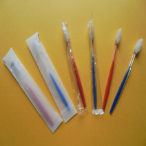 [티슈랜드] 업소용 고급미세모 칫솔 1000개 (투명포장), 투명포장