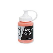 알파 실버라벨 아크릴 물감 250ml 낱색 (95색), 916 Coral Red