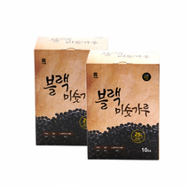 자연웰 하루 블랙미숫가루(300g)x2박스 선식 곡물가루