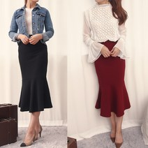 바닐라나인 머메이드 프릴 스커트