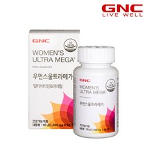 [GNC] 우먼스울트라메가 멀티비타민 앤 미네랄 (90정) 45일분_50766, 90정, 1000mg, 1개
