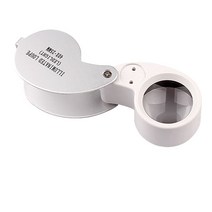 확대경 40X-25MM 루페 led 돋보기 휴대용 루빼, (40X-25MM 루페)