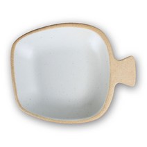 멜라민 접시 그릇 앤틱 조선백자 접시 볼 쿠프 찬기 스파게티 구프, 한손잡이사각찬기