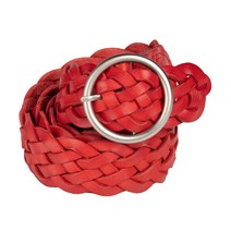 누리글로벌 남성 가죽 꽈배기 링벨트 패션허리띠