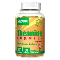 재로우 테아닌 100mg 구미 무설탕 글루텐 프리, 60개입, 1개