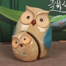 컬러 모녀 부엉이 C-6