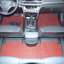 SUNCARMAT 2019 더뉴아반떼 AD 확장형 코일매트 1+2열풀세트, 현대 더뉴아반떼(19~)-코일컬러(브라운, 현대, 현대