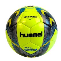 험멜 에어스톰(Air storm) 축구공(형광그린) 5호, L.그린