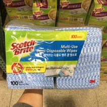 스카치브라이트 빨아쓰는 다용도 행주 겸 청소포 100매, 1개