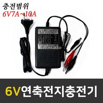 디포스 연축전지충전기 디포스6V2A PB-0602CR 7~10Ah, 1개입