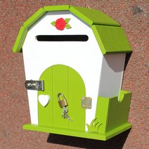 마프 명판없이 건의함 고객소리함 의견함 제안함 기타푯말 등등, L2191G/그린 라운드 열쇠우체통