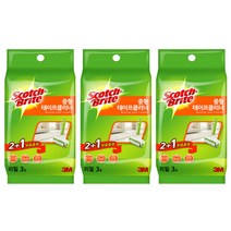 3M 스카치브라이트 중형 테이프클리너 리필(2+1입), 3개