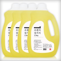 맑은나라 주방액체세제 베이킹소다 오렌지설거지 2.5kg X 4개입 1종 세척제, 4개