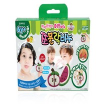 말랑말랑한Diy비누쪼물락비누만들기6세트입1갑, 과일비누, 1세트