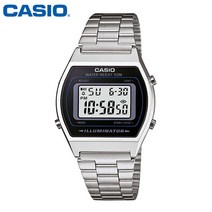 정품 카시오 CASIO 남녀공용 B640WD-1A 커플 메탈 전자시계 빈티지 복고풍 시계