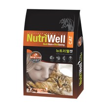 뉴트리웰캣헤어볼컨트롤전연령7.5kg, 1, 상세설명참조