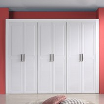 빅로드가구 키큰장 루팡 9자 장롱세트 (서라운딩 포함), 긴문형 9자세트(화이트)