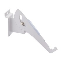 월용 경사 타일 선반 WH/벽선반 각도조절 유리 받침, 화이트 250mm