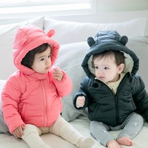 엠케이 아동용 도톰 곰돌이 패딩점퍼