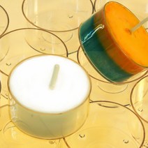 제이앤메이드 원형티라이트컵 양초 캔들용기, 100개