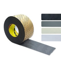 3M 실내용 미끄럼방지테이프 100mm*18M 회색 검정 투명 백색