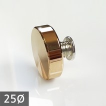 1단 다보볼트 (밀착형) 25Ø 금색평형 장식볼트 8mm, 1개