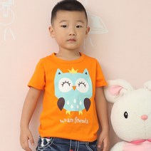 이솝스토리 (반팔)부엉이 단체티 유치원티 교회티 반티 데일리티 어린이날선물