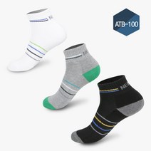 양말조아 남자 ATB 스포츠 헬스 조깅 파일 발등칼라라인 양말 단목_5족