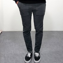 굿스옷장 남성용 겨울 기모 밴딩 팬츠