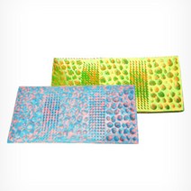 국산 헤라칸 지압매트 지압판 발바닥 욕실 주방, 1개, 옐로우