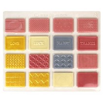 초콜릿틀 패턴 16구 (마이비몰드-01) 발렌타인데이 초코렛만들기