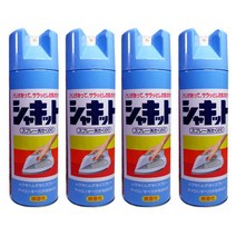 New 샤키트 일본산 스프레이 다림질풀 480ml, 혼합색상, 4개