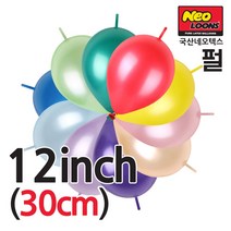 피플스파티 꼬리풍선 12인치(30cm) 펄 타이룬 100개, 골드, 1개