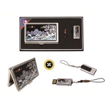 안스아르떼 백호자개명함+가띠메탈자개USB (8GB~64GB) USB세트, 32GB