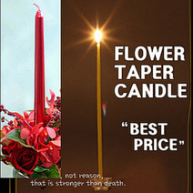 하이아트양초 테이퍼초[30cm] 12색, 6개, 테이퍼초[30cm] -버간디