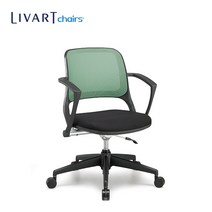 리바트체어스 M151G MOH15120M 회의용 의자_매쉬/패딩, 블루(BU)