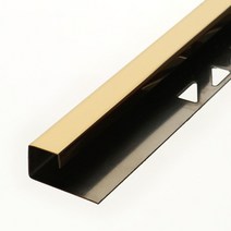 타일마감재 스텐 골드 직각 12mm(길이2.4M), 길이2.4M(화물발송)